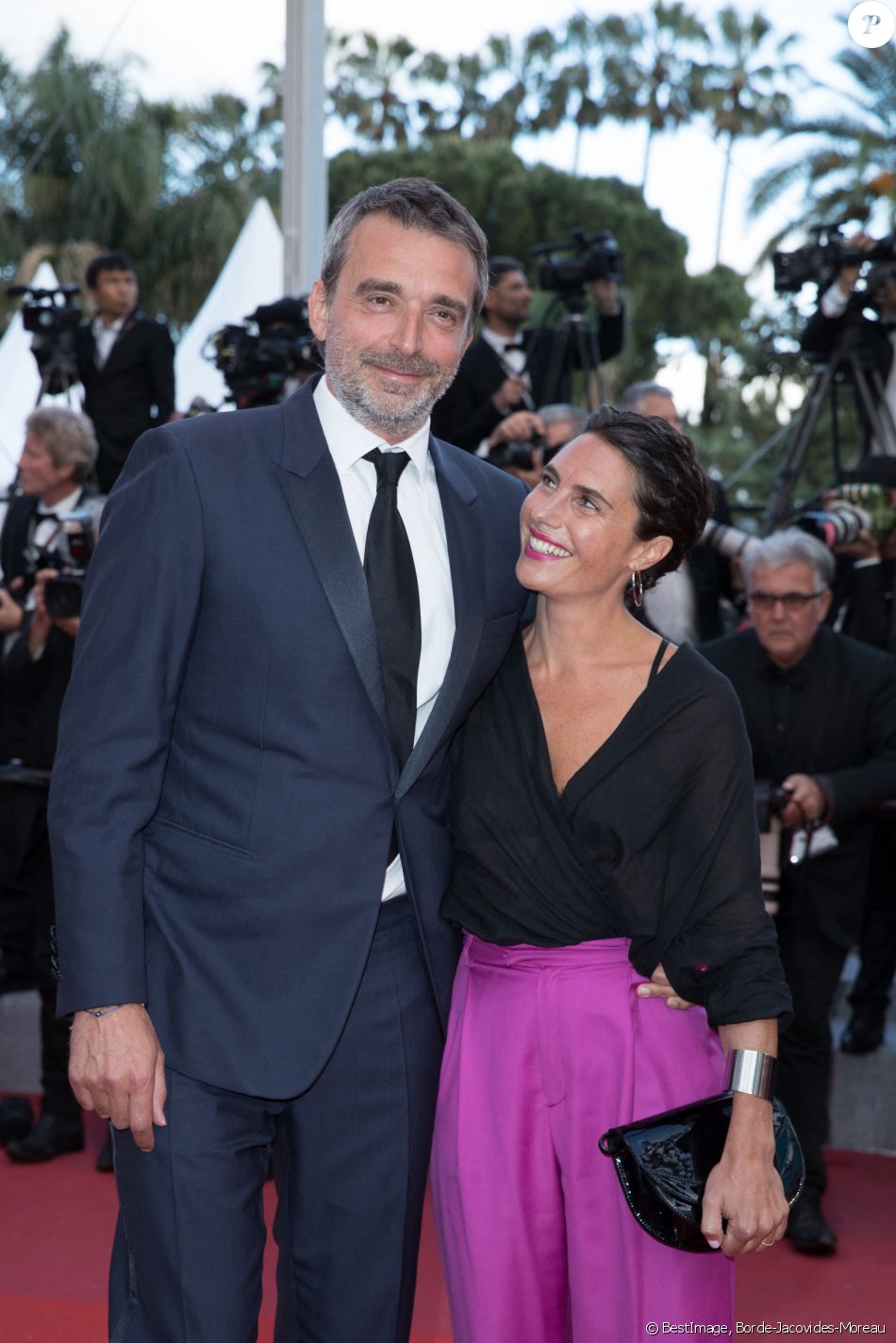 Alessandra Sublet et son mari Clément Miserez - Montée des marches du film " Le Grand Bain " lors du 71ème Festival International du Film de Cannes. © Borde-Jacovides-Moreau/Bestimage