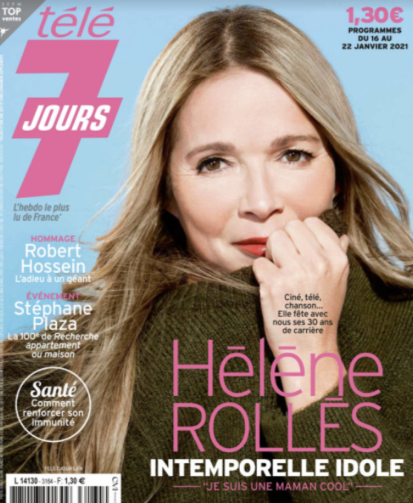 Hélène Rollès fait la couverture du dernier numéro de Télé 7 jours