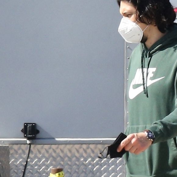 Exclusif - Adam Driver retourne sur le tournage du film "65" à la Nouvelle-Orléans, en Louisiane. Le 20 novembre 2020.