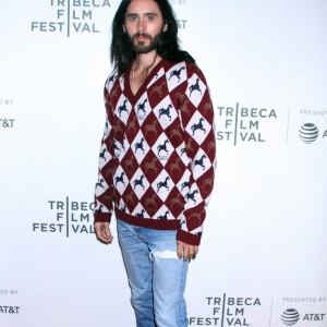 Jared Leto à la première de "A Day in the Life of America" lors du Tribeca Film Festival à New York, le 27 avril 2019.