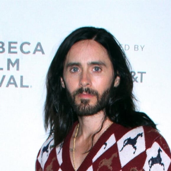 Jared Leto à la première de "A Day in the Life of America" lors du Tribeca Film Festival à New York, le 27 avril 2019.  New York, NY - Celebs attend 'A Day In The Life Of America' at the 2019 Tribeca Film Festival in New York. on April 27th 2019. 