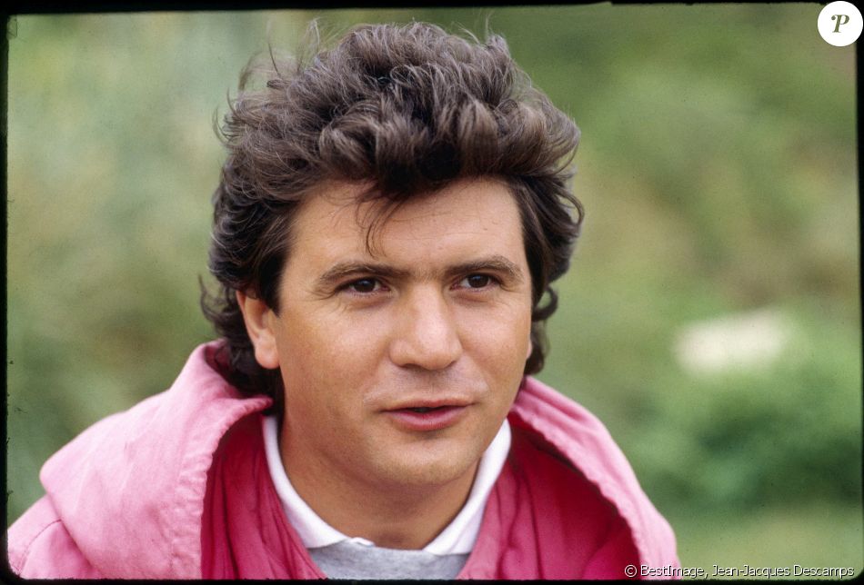 Archives - Portrait de Daniel BALAVOINE à Biarritz. Août 1984 © Jean-Jacques Descamps via Bestimage