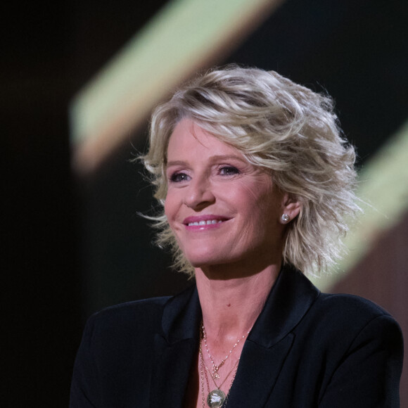 Exclusif - Sophie Davant - Enregistrement de l'émission "La Lettre", présentée par S.Davant, qui sera diffusée le 16 janvier 2021 sur France 2. Le 16 octobre 2020 © Cyril Moreau / Bestimage 