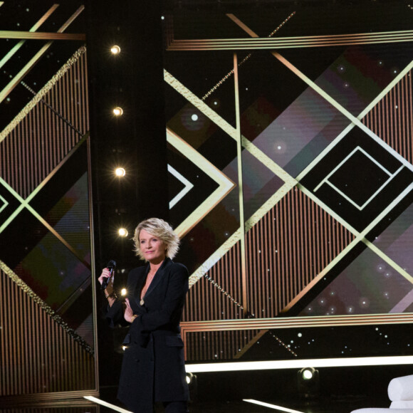 Exclusif - Sophie Davant - Enregistrement de l'émission "La Lettre", présentée par S.Davant, qui sera diffusée le 16 janvier 2021 sur France 2. Le 16 octobre 2020 © Cyril Moreau / Bestimage 