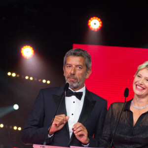 Michel Cymes et Maïtena Biraben - 70ème édition du gala de la Croix Rouge monegasque à Monaco le 27 juillet 2018. © Eric Mathon/Le Palais Princier/Monte-Carlo-SBM via Bestimage