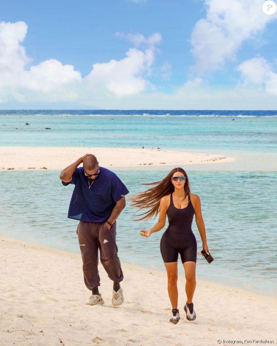 Kim Kardashian et Kanye West. Novembre 2020.