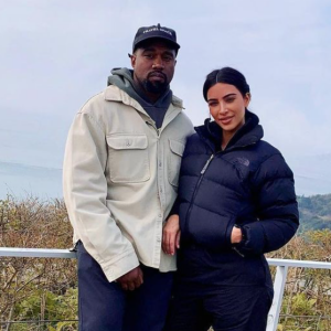 Kim Kardashian et Kanye West, l'automne dernier.