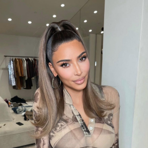 Kim Kardashian en janvier 2021.