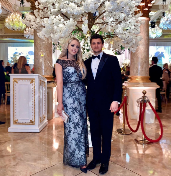 Tiffany Trump et son fiancé Michael Boulos. Janvier 2020.