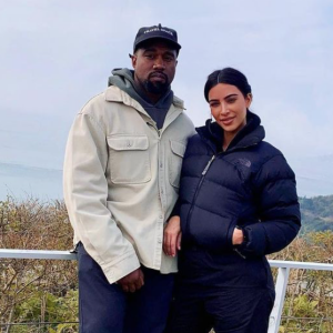 Kim Kardashian et Kanye West en octobre 2020.