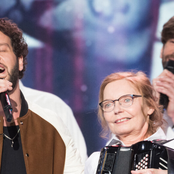 Exclusif - Claudio Capeo et Marie-Madeleine - Enregistrement de l'émission "La Boîte à Secrets", présentée par F.Bollaert et qui sera diffusée le 22 janvier sur France 3. Le 18 janvier 2021 © Tiziano Da Silva / Bestimage 