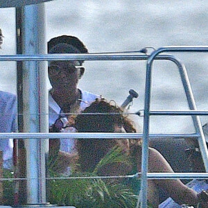 Exclusif - Rihanna et A$AP Rocky s'éclatent en vacances à la Barbade. Le 28 décembre 2020. Ils ont passé les fêtes de Noël ensemble et profité de moments de tendresse sur un yacht.