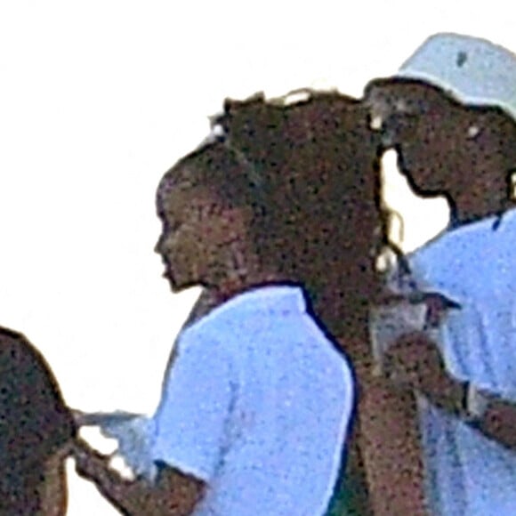 Exclusif - Rihanna et A$AP Rocky s'éclatent en vacances à la Barbade. Le 28 décembre 2020. Ils ont passé les fêtes de Noël ensemble et profité de moments de tendresse sur un yacht.