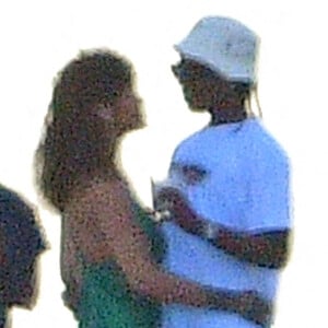 Exclusif - Rihanna et A$AP Rocky s'éclatent en vacances à la Barbade. Le 28 décembre 2020. Ils ont passé les fêtes de Noël ensemble et profité de moments de tendresse sur un yacht.