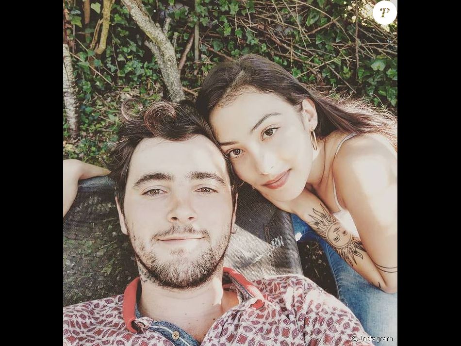 Louis Delort et sa fiancée Angele sur Instagram