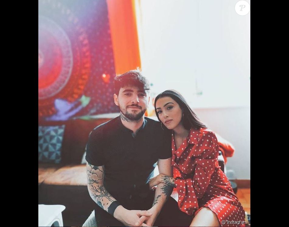 Louis Delort et sa fiancée Angele sur Instagram