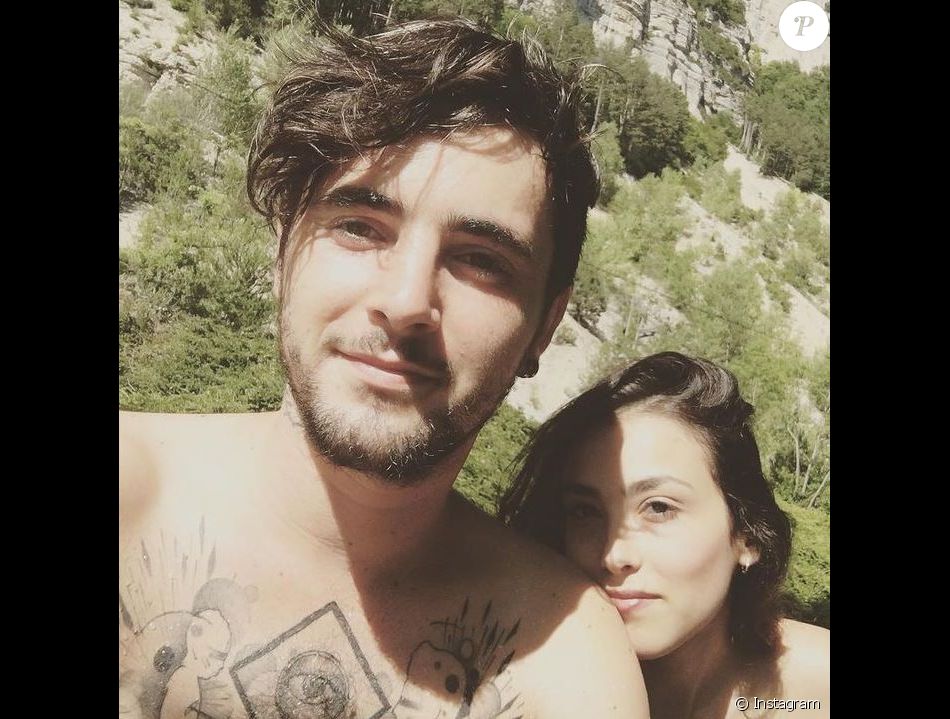 Louis Delort et sa fiancée Angele sur Instagram