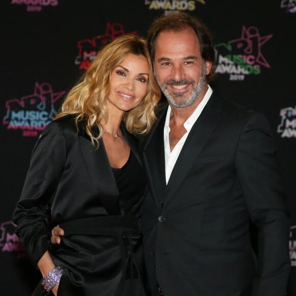 Ingrid Chauvin et son mari Thierry Peythieu - 21ème édition des NRJ Music Awards au Palais des festivals à Cannes le 9 novembre 2019. © Dominique Jacovides/Bestimage