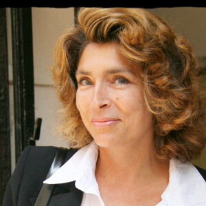 Marie-Ange Nardi à la conférence de presse de rentrée 2007*2008 de France Télévisions, à la salle Pleyel