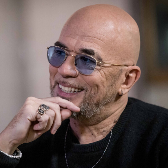 Exclusif - Pascal Obispo lors de l'enregistrement de sa surprise pour l'émission "La Lettre" © Cyril Moreau / Bestimage 