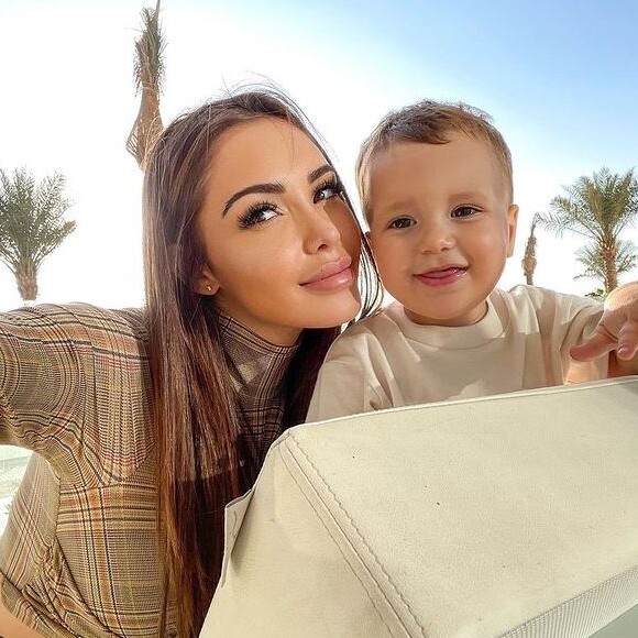 Nabilla Benattia et son fils Milann sur Instagram
