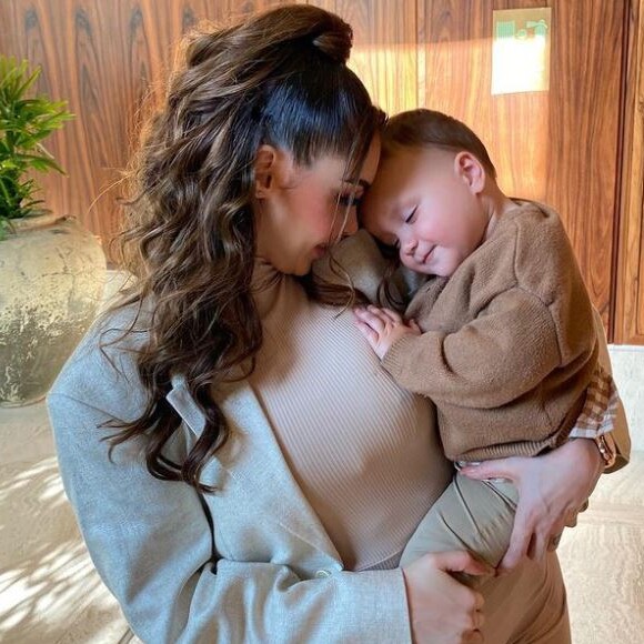Nabilla Benattia et son fils Milann sur Instagram