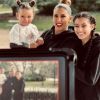 Wafa en tournage avec ses filles Manel et Jenna pour "Mamans & Célèbres", 1er février 2021