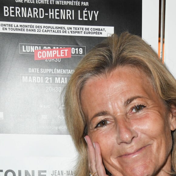 Claire Chazal à la générale de la pièce de Bernard-Henri Levy, "Looking For Europe" au théâtre Antoine à Paris le 21 mai 2019. © Coadic Guirec/Bestimage 