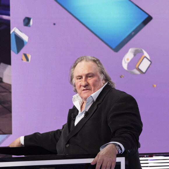 Exclusif - Gérard Depardieu - Première émission TPMP (Touche Pas à Mon Poste!) de la saison pour Cyril Hanouna, à Paris le 31 août 2020. © Jack tribeca / Bestimage 