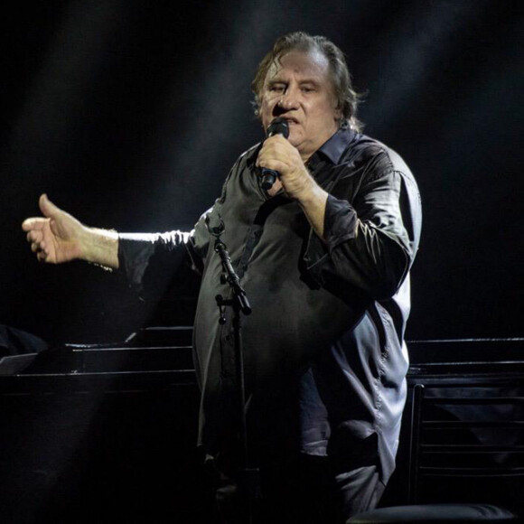 Exclusif - Gérard Depardieu s'est produit sur la scène du "Beiteddine Festival" dans le district du Chouf au Liban, le samedi 20 juillet 2019. © Nabil Ismail / Bestimage 