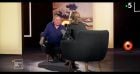 Claire Chazal reçoit Gérard Depardieu dans Passage des arts sur France 5.