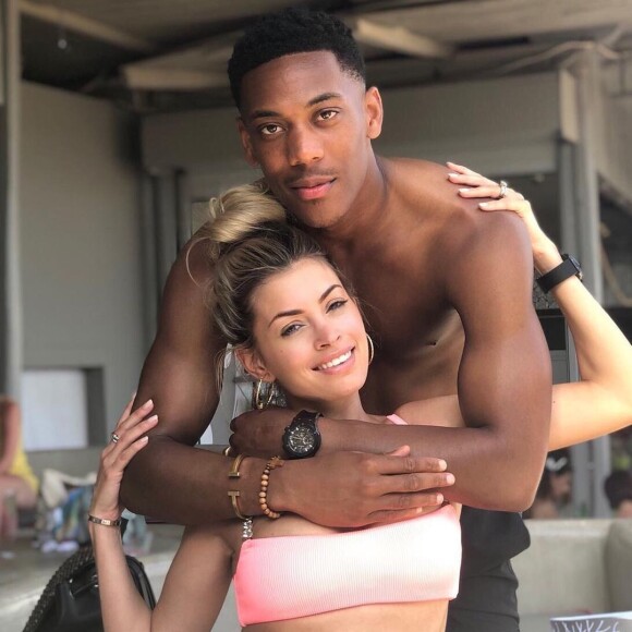 Mélanie Da Cruz et son mari le footballeur Anthony Martial.