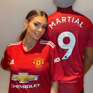 Mélanie Da Cruz et son mari le footballeur Anthony Martial.