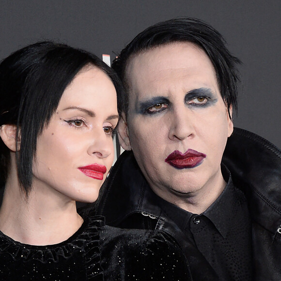 Lindsay Usich et son compagnon Marilyn Manson lors de la 13ème édition de la soirée de gala "The Art of Elysiums " dans la salle de spectacle du Hollywood Palladium à Los Angeles, Californie, Etats-Unis, le 4 janvier 2020.