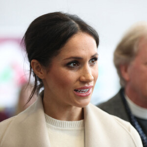 Meghan Markle à Belfast, deux mois avant son mariage avec le prince Harry.