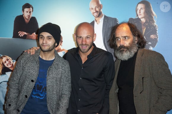 Malik Bentalha, Franck Gastambide, Frédéric Pierrot - Avant-première du film "Toute Première Fois" à l'UGC Ciné Cité Bercy à Paris. Le 19 janvier 2015.