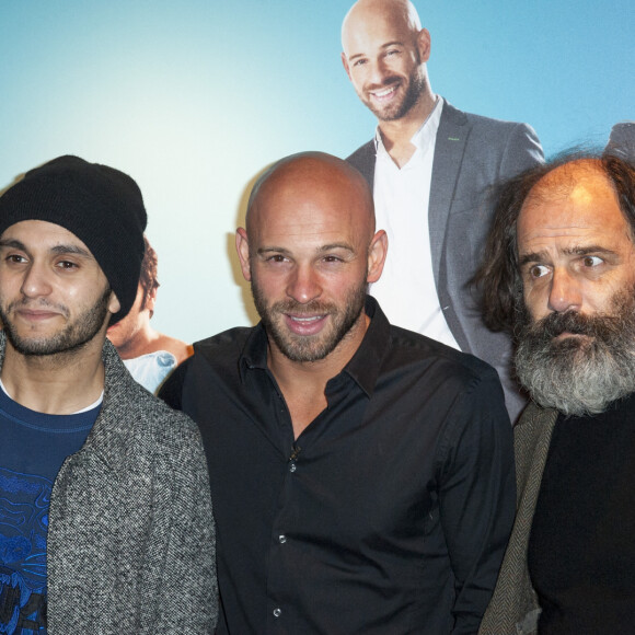 Malik Bentalha, Franck Gastambide, Frédéric Pierrot - Avant-première du film "Toute Première Fois" à l'UGC Ciné Cité Bercy à Paris. Le 19 janvier 2015.