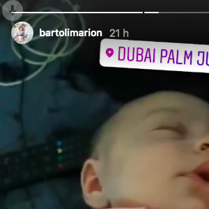 Marion Bartoli et sa fille Kamilya sur Instagram, le 4 février 2021.