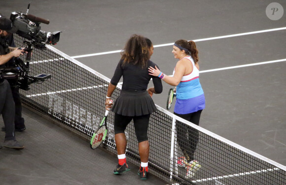 Serena Williams et Marion Bartoli - Le retour de Marion Bartoli lors du mini-tournoi d'exhibition Tie Break Tens au Madison Square Garden à New York City, New York, Etats-Unis, le 5 mars, 2018. Marion Bartoli a été éliminée dès le premier tour par S.Williams (10-6).