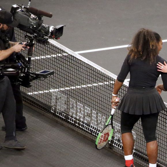 Serena Williams et Marion Bartoli - Le retour de Marion Bartoli lors du mini-tournoi d'exhibition Tie Break Tens au Madison Square Garden à New York City, New York, Etats-Unis, le 5 mars, 2018. Marion Bartoli a été éliminée dès le premier tour par S.Williams (10-6).