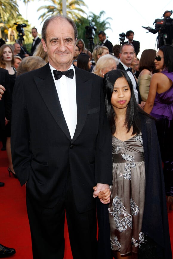 Pierre Lescure et sa fille Anna à Cannes en 2011. © Guillaume Gaffiot/Bestimage