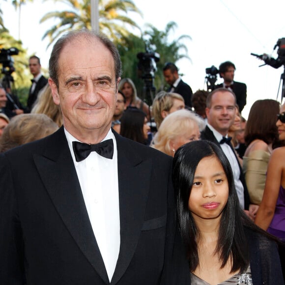 Pierre Lescure et sa fille Anna à Cannes en 2011. © Guillaume Gaffiot/Bestimage