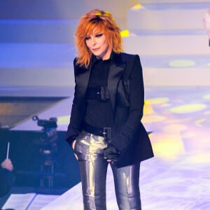 Mylène Farmer lors du dernier défilé de mode Haute-Couture printemps-été 2020 "Jean-Paul Gaultier" au théâtre du Châtelet à Paris, France, le 22 janvier 2020". © Veeren-Clovis/Bestimage 