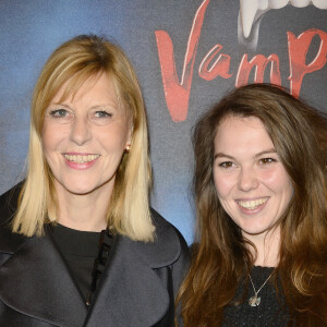 Chantal Ladesou et sa fille Clémence - Générale de la comédie musicale "Le Bal des Vampires" au Théâtre Mogador à Paris, le 16 octobre 2014. 