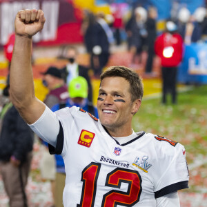 Tom Brady a remporté son septième Super Bowl au Raymond James Stadium à Tampa, le 7 février 2021. Les Buccaneers (avec Tom Brady) ont battu les Chiefs 31-9. Photo by Stephen M. Dowell/Orlando Sentinel/TNS/ABACAPRESS.COM