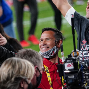 Tom Brady a remporté son septième Super Bowl au Raymond James Stadium à Tampa, le 7 février 2021. Photo by Kevin Dietsch/UPI/ABACAPRESS.COM