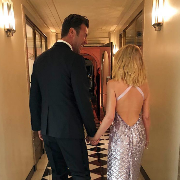 Kylie Minogue et Paul Solomons en octobre 2018.