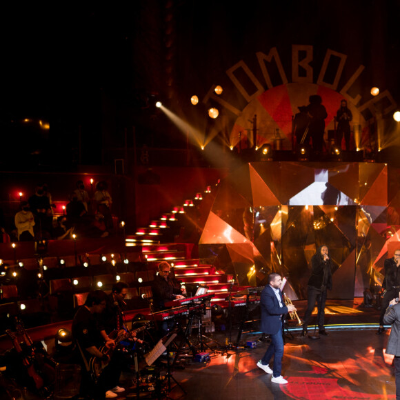 Exclusif - Michel Jonasz, Matthieu Chedid, Ibrahim Maalouf - Grande soirée solidaire et festive "Secours Pop La Grande Soirée" au Cirque d'Hiver à Paris, diffusée en direct le 6 février sur France 2© Tiziano Da Silva - Cyril Moreau / Bestimage