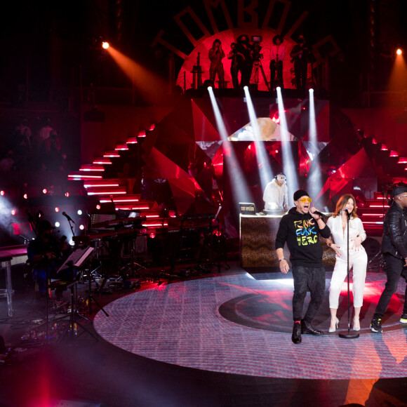 Exclusif - Joeystarr, Cut Killer, Aurelie Saada, Lord Kossity - Grande soirée solidaire et festive "Secours Pop La Grande Soirée" au Cirque d'Hiver à Paris, diffusée en direct le 6 février sur France 2 © Tiziano Da Silva - Cyril Moreau / Bestimage 