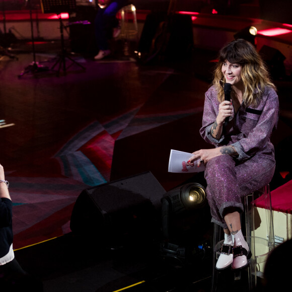 Exclusif - Daphné Burki - Grande soirée solidaire et festive "Secours Pop La Grande Soirée" au Cirque d'Hiver à Paris, diffusée en direct le 6 février sur France 2 © Tiziano Da Silva - Cyril Moreau / Bestimage 